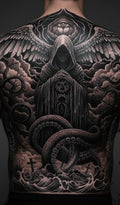 Priscilla Full Back Tattoo